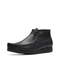 Thumbnail for Clarks Herren Shacre Boot Chukka-Stiefel, Schwarzes Leder, EU im Sale