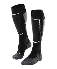 Thumbnail for FALKE Men's Ski Socks SK2 Intermediate KH Wool Functional Material Warm Thick 1 Pair, Black (Black-Mix 3010), 46-48 on Sale