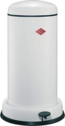 Wesco Abfallsammler Baseboy 20 l Weiss, hochwertiges Stahlblech, Bianco, Inhalt im Sale