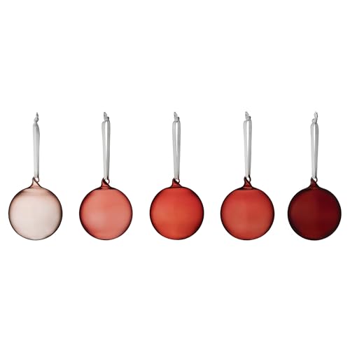 Iittala Glaskugel, Glas, Rot, Ø 8 cm im Sale