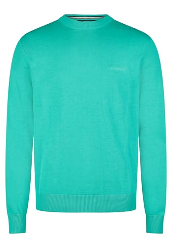 Daniel Hechter Herren Knit Crewneck Strickpullover, Green, im Sale