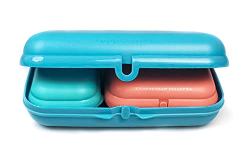 Tupperware to Go Maxi-Twin türkisgrün + Twin lachsrosa + Mini-Twin helltürkis im Sale