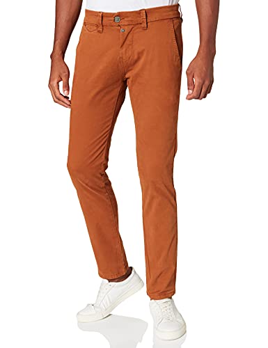 Timezone Herren Slim Jannotz Freizeithose, Monks Brown, 33W 32L EU im Sale