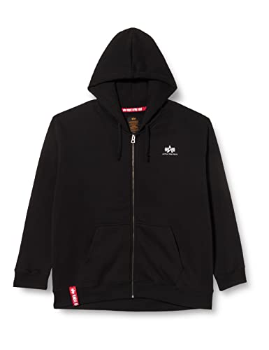 Alpha Industries Basic Zip Hoody SL Men's Black Hoodie on Sale