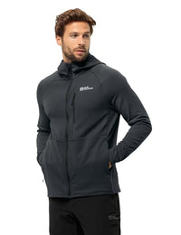 Thumbnail for Jack Wolfskin Herren Kolbenberg Hooded Fz Fleece-Jacke, Phantom,  EU im Sale