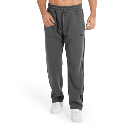 SMILODOX Jogginghose Herren Miran, Regular Fit Freizeithose mit Kordelzug und weißen Seitenstreifen, Laufhose Trainingshose Herren, Baumwolle Sporthose, weiches Material, Ideal für Sport und Freizeit im Sale