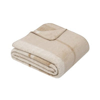 Thumbnail for Ibena Colorado Decke 150 x 200 cm - Baumwollmix, weich, warm & waschbar, Kuscheldecke abstrakt beige im Sale