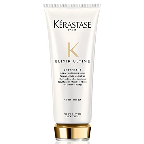 Kérastase Conditioner für dünnes Haar, Intensiv pflegend und feuchtigkeitsspendend für mehr Glanz, Fondant Elixir Ultime, 200 ml im Sale