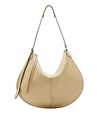 Thumbnail for Liebeskind Berlin Damen Naomi Heavy Pebble Hobo L, Oat, Large (HxBxT 41.3cm x 51.7cm 0.5cm) EU im Sale