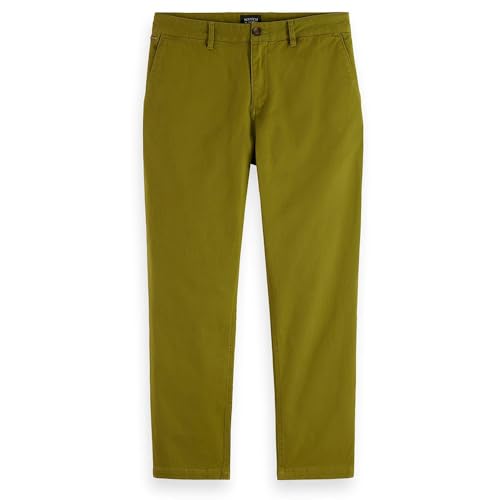 Scotch & Soda Herren Drift - Regular-Tapered Twill Chino Pants, Asphalt 7434, 29W / 30L EU im Sale