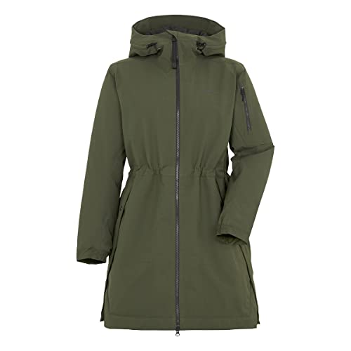 Didriksons W Ella Parka Green - Warm waterproof women's winter parka, on sale