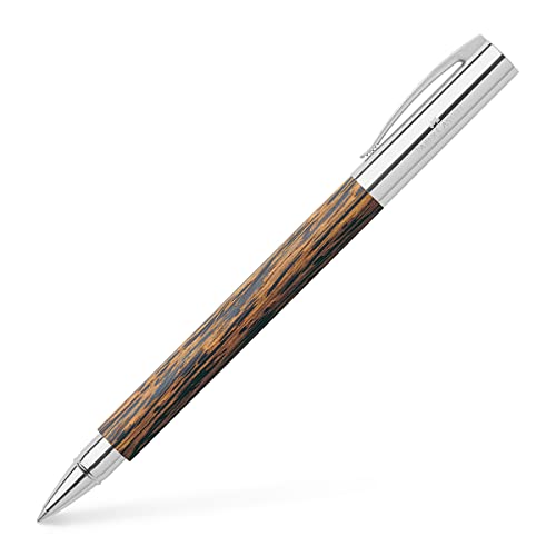 Faber-Castell 148120 - Tintenroller AMBITION Cocos, Metallspitze: 0,7 mm, inklusive Geschenkverpackung im Sale