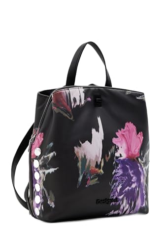 Desigual Women's Accessories PU Backpack Mini, Schwarz im Sale
