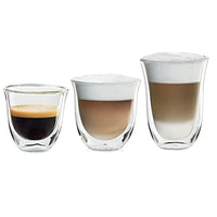 Thumbnail for De'Longhi 5513296671 DLSC302 Delonghi Fancy Box thermal glasses, made of glass, 1 liter, set of 6, transparent