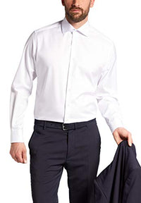 Thumbnail for eterna Long Sleeve Shirt MODERN FIT Cover Shirt Twill White Uni EXTRA Long ARM Hemd, im Sale