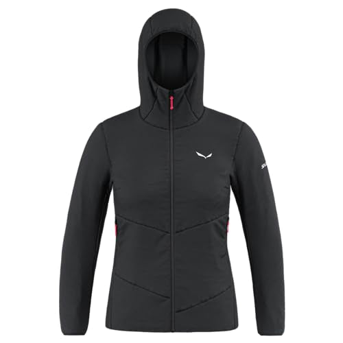 Salewa Puez Catinaccio 2 TirolWool Hooded Jacket Women, Black, on sale