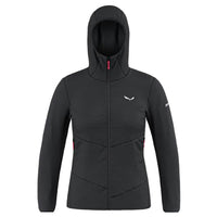 Thumbnail for Salewa Puez Catinaccio 2 TirolWool Hooded Jacket Women, Black, on sale