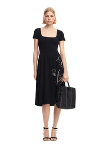 Thumbnail for Desigual Damen Vest_napoles Lässiges Kleid, Schwarz, Small im Sale