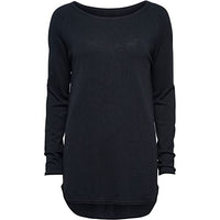 Thumbnail for ONLY Women's Long Fine Knit Sweater | Long Sleeve Round Neck Knit Sweater | Stretch Jumper Loose ONLMILA, Colors: Black, on Sale
