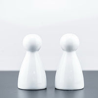 Thumbnail for Sompex 6091 White Peppy & Sally 8cm Salt Shaker Pepper Shaker Set of 2 Porcelain Spice Shaker