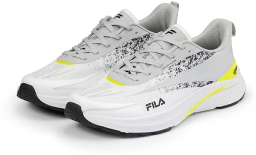 FILA Men's Beryllium Running Shoe, Black-Gray Violet, EU on Sale