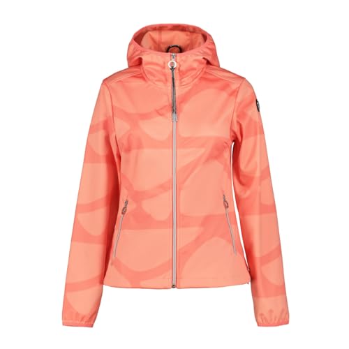 Luhta Ahvionsaari softshell jacket for women, light red, size 38 on sale