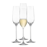 Thumbnail for SCHOTT ZWIESEL Sektglas Fortissimo (4er-Set), elegante Champagner Gläser mit Moussierpunkt, spülmaschinenfeste Tritan-Kristallgläser, Made in Germany (Art.-Nr. 123686) im Sale