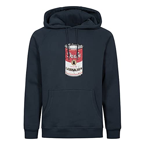 Derbe Herren Pullover, Farbe:dunkelblau, im Sale