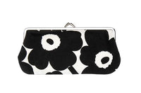 Thumbnail for Marimekko Silmälasi Kukkaro Mini Unikko Long Purse, Schwarz/Weiß im Sale