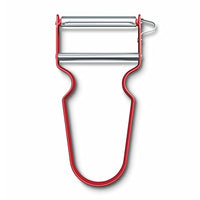 Thumbnail for Victorinox REX Peeler, for fruit and vegetables, extra sharp, straight edge, aluminum, red on sale