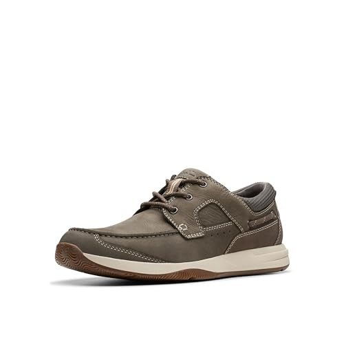 Clarks Herren Sailview Lace, Taupe Nubuk, 47 EU im Sale