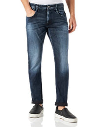 Thumbnail for Replay Herren Anbass Bio Cotton Jeans, 0071 Dark Blue, 27W / 30 im Sale