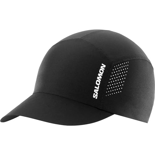 Salomon Cross Compact Unisex Kappe Trail Running Wandern MTB Lauf, Leicht und gut verstaubar, Feuchtigkeitsregulierung, Recyclingmaterial, Schwarz, Einheitsgröße im Sale