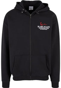 Thumbnail for Karl Kani Herren KU241-001-2 Chest Signature Os Full Zip Hoodie Black im Sale