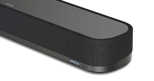 Sennheiser AMBEO Soundbar Mini – Immersives 3D-Audio für Fernsehen, Filme und Musik – Kompaktes Gerät mit leistungsstarken adaptiven Funktionen und vielseitigen Verbindungsmöglichkeiten im Sale