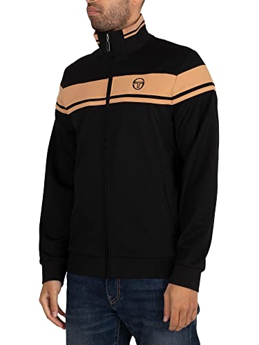 Sergio Tacchini sports jackets DAMARINDO Track TOP men, Black/Doe (931), on sale