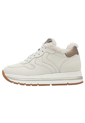 VOILE BLANCHE Maran-Sneakers aus Leder, Creme weiß 38 im Sale