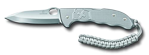 Victorinox Schweizer Taschenmesser, Hunter Pro Alox, Swiss Army Knife, 4 Funktionen, Einhand-Feststellklinge silber im Sale