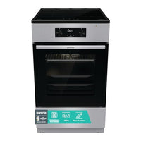 Thumbnail for Gorenje GEIT5C61SPG Standherd mit Induktionskochfeld, 50 cm, 70 Liter,Silber, PerfectGrill, AirFry, FrozenBake, Pizza Mode 300°C, AquaClean, Made in Europe, inox im Sale