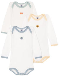 Thumbnail for Petit Bateau A0BG0 Langarm-Bodys Unisex Baby Variante 1 3 Monate im Sale