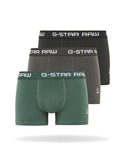 G-Star RAW Herren Classic Trunk Color 3-Pack, Mehrfarben (lt Nassau Blue/Imperial Blue/maz Blue D05095-2058-8528), im Sale