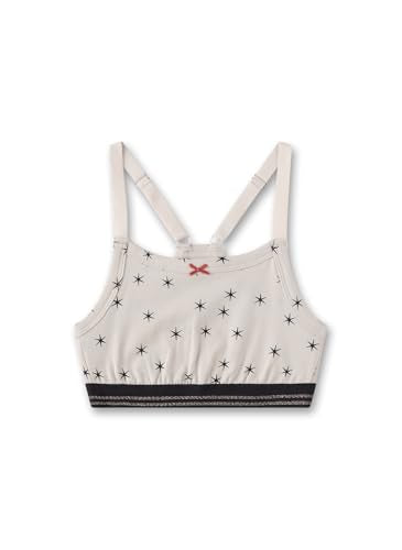 Sanetta Mädchen-Bustier Off-White | Bequemes und angenehmes Bustier für Mädchen aus Baumwoll-Mix. Mädchen Bustier 152 im Sale