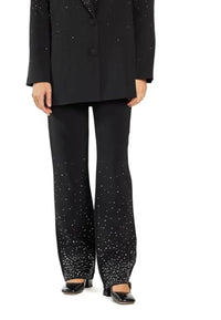 Thumbnail for Alma en Pena trousers with stone trim, I24CL0323, Black, Black, on sale