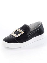 Thumbnail for Alba Moda Damen Slipper in trendaktueller Samt-Optik 41 im Sale