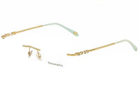 Thumbnail for Tiffany & Co. Für Frau 1110hb Pearl Gold Randloses Gestell Brillen, 55mm im Sale