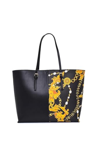 Versace Women's Bag 75VA4BP6 ZS820 G89, Black/Gold, One Size on Sale
