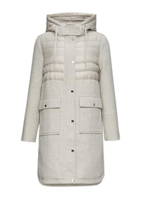 Thumbnail for s.Oliver Parka im Fabricmix Creme 38 im Sale
