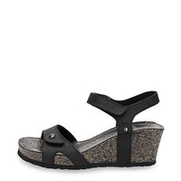Thumbnail for Panama Jack Damen Julia Basics Offene Sandalen mit Keilabsatz, Schwarz (Black), EU im Sale