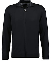 Thumbnail for RAGMAN Herren Merino Strickjacke M, Schwarz-009 im Sale