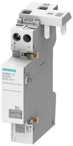 Siemens 5SM60112 Brandschutzschalter-Block AFDD 230V 1-16A, einfach anbaubar an LS- oder FI/LS-Schalter, 1P+N (1TE) im Sale